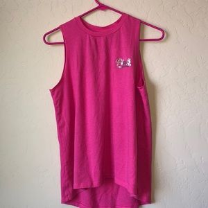 Pink victoria’s secret round neck tank top!
